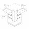 Коннектор L-образный Arte Lamp Linea-Accessories A480606