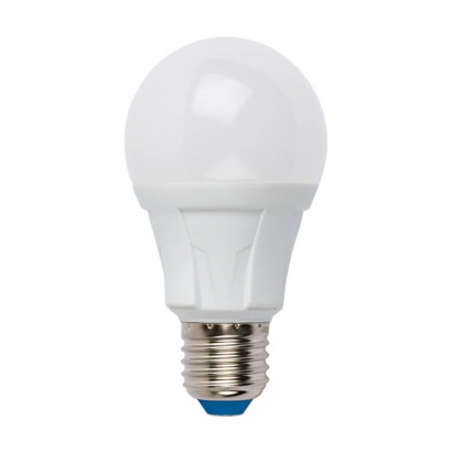 Лампа светодиодная диммируемая (UL-00004288) Uniel E27 12W 6500K матовая LED-A60 12W/6500K/E27/FR/DIM PLP01WH