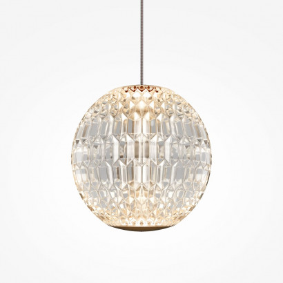 Подвесная светодиодная люстра Maytoni Sapphire MOD293PL-L140BS3K