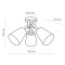 Потолочная люстра TK Lighting 658 Vaio Grafit 3