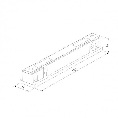 Коннектор прямой Elektrostandard Brass Line 85008/00 a069644