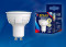 Лампа светодиодная (UL-00001664) Uniel GU10 6W 3000K матовая LED-JCDR-6W/WW/GU10/FR/DIM PLP01WH