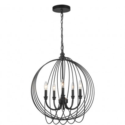 Подвесная люстра Toplight Dina TL1185H-05BK
