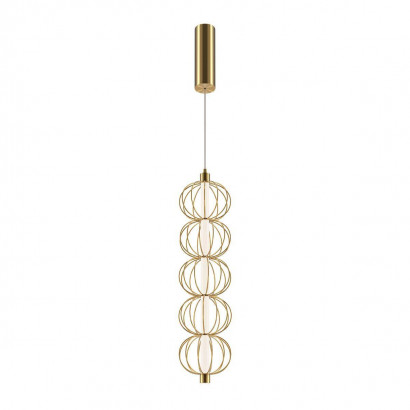 Подвесной светодиодный светильник Maytoni Golden Cage MOD216PL-L10G3K