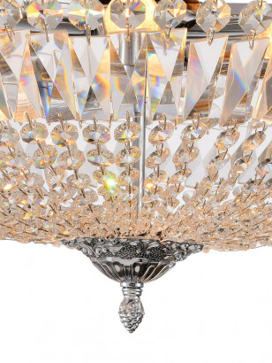 Потолочный светильник Natali Kovaltseva Rococo 81406/6C Chrome