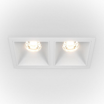 Встраиваемый светильник Maytoni Alfa LED DL043-02-10W3K-SQ-W