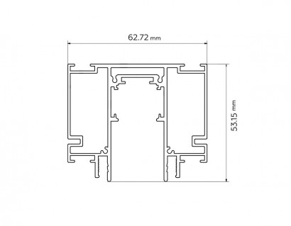 Шинопровод встраиваемый Ambrella light Track System GL3251