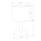 Настольная лампа TK Lighting 5219 Deva Graphite