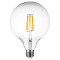 Лампа светодиодная филаментная Lightstar LED Filament E27 10W 4000K груша прозрачная 933204