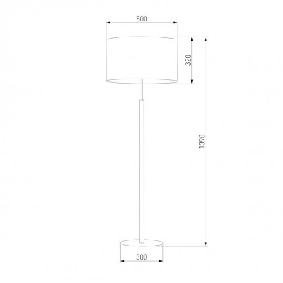 Торшер TK Lighting 5216 Deva White