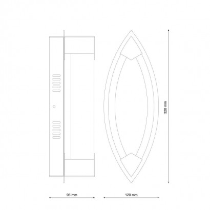 Настенный светильник Lucia Tucci Modena W172.1 Small LED320