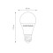 Лампа светодиодная Elektrostandard E27 7W 4200K матовая BLE2766 a060103