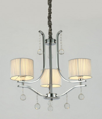 Подвесная люстра Lumina Deco Fontenea LDP 8443-3 CHR