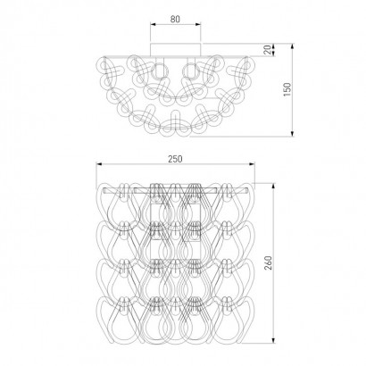 Настенный светильник Bogates Cappio 380/2 a069358
