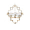 Подвесная люстра Lumina Deco Baltimore LDP 8020-6 GD+WT