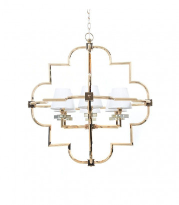 Подвесная люстра Lumina Deco Baltimore LDP 8020-6 GD+WT