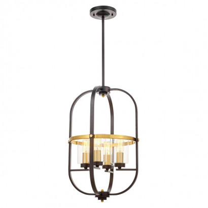 Подвесная люстра Lumina Deco Monterey LDP 1141-4 BK+MD