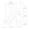 Подвесная люстра TK Lighting 4794 Esme