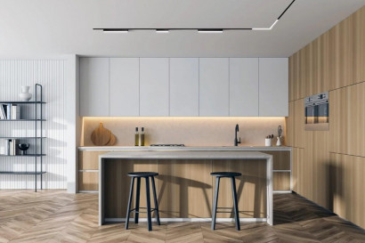 Трековый светодиодный светильник Denkirs Smart Linear DK8018-BK
