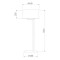 Торшер TK Lighting 5197 Troy White